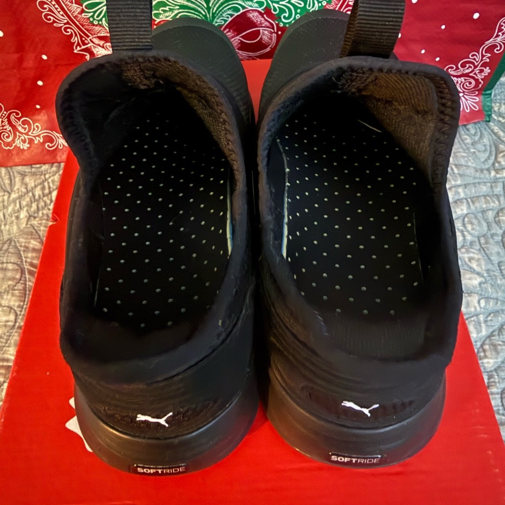 Puma Sofie2 Black slip on sneaker 8 - Picture 5 of 12